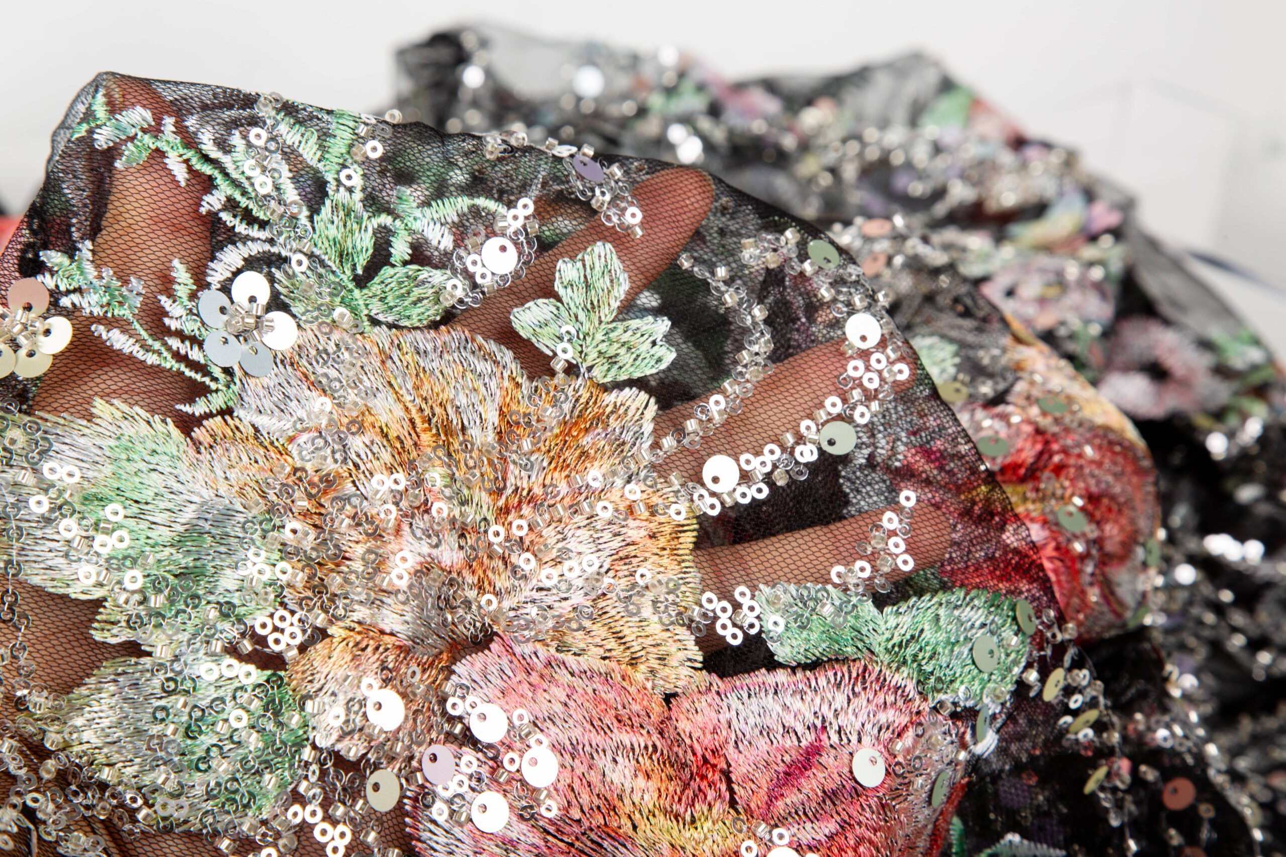 7Y2A2887 Premium custom jacquard fabric macro detail