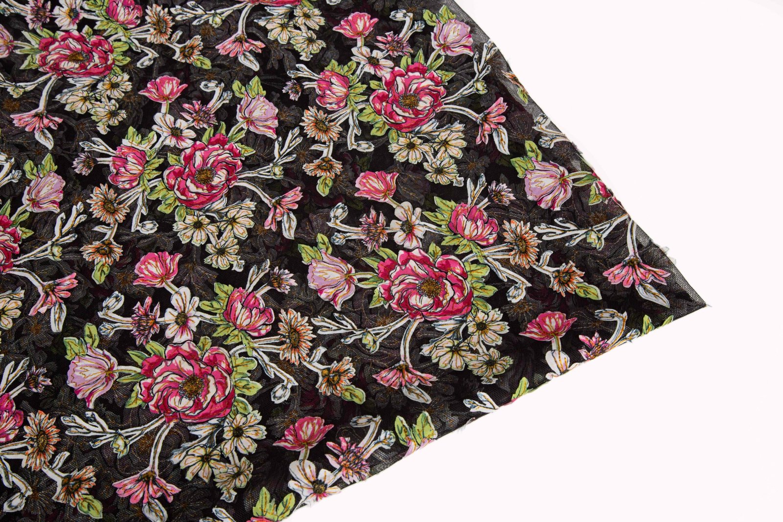 Zenithfabrics Artistic 3D Floral Applique Lace: Heavyweight 260g Soft Tulle for Baju Kurung, Kebaya & Couture - Image 8